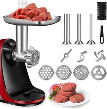 AMZCHEF Accessories for electric meat grinder for 3-in-1 Slow Juicer -Silver