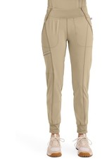 Cherokee Scrubs Women's Mid Rise Jogger Petite Pants CK110AP KAK Khaki Free Ship
