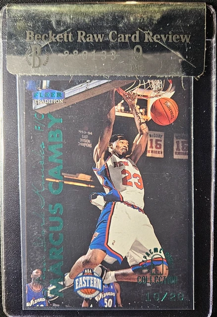 1999-00 Fleer Tradition Supreme Court Collection /20 Marcus Camby BGS 9 Review