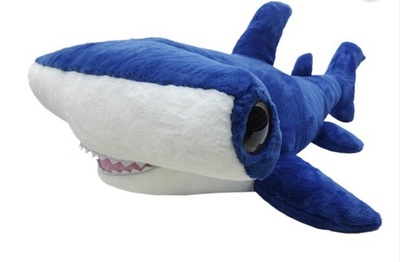 #ad Jumbo Hammerhead Shark Plush Blue 58quot; Valentine#x27;s Day by Way To Celebrate $175.00
