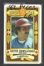 1982 Perma-Graphic Superstar - ST LOUIS CARDINALS