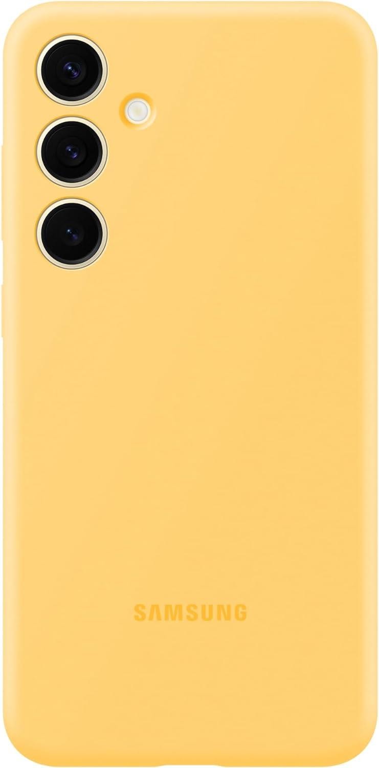 Genuine / Official Samsung Galaxy S24+ Plus Silicone Case / Cover - Yellow - New