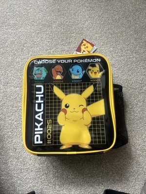 Pokémon Pikachu Brotzeittasche ''Choose Your Pokemon'' Kinder Schule Reise Brandneu 