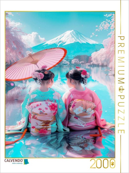 Calvendo Puzzle Animated World | 2000 Pieces, Finished Size 35.4 × 26.4 In (90 ×-image