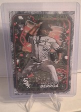 Topps 2024 Topps Holiday Prelander Berroa Rookie Card #H182 Chicago White Sox. rookie card picture
