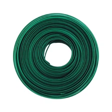 OOK 534702 Green Plastic Coated Floral Twist Wire 24 ga.x100 ft. for Plant Ties