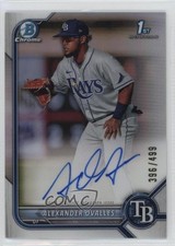 2022 Bowman Chrome Prospect Refractor /499 Alexander Ovalles #CPA-AO Auto 0w27