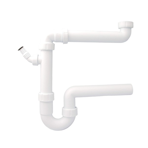 "Raumsparsiphon 1 1/2\" Zoll X Dn 40 Mm Raumsparsifon Siphon Sifon GeräTeanschluß"-image