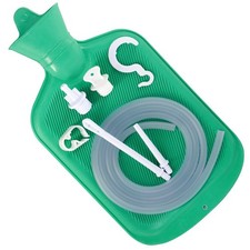 Enema Bag Kit with 5ft Hose Coffee Enemas at Home Water Shower 2 L, Green