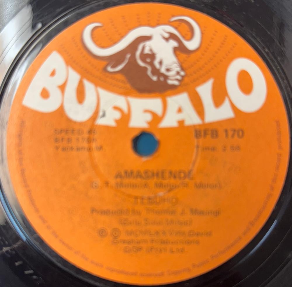 SOUTH AFRICA 45: TEBUHO AMASHENDE / NOKUFA~1978 BUFFALO~JIVE~FUNK~JAZZ~HEAR