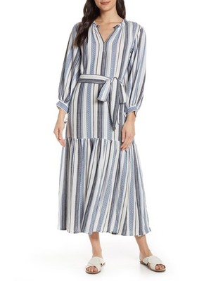 Roberta Roller Rabbit Damen Jacquard Yulia Kleid X-Small Blau