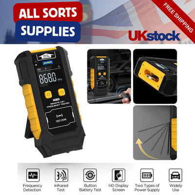 AUTOOL RE110 Fernbedienung Schlüssel Frequenztester 315/433/868/902 MHz RF IR Detektor UK