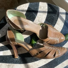 Bottega Veneta Pumps Size 39 9 Crocodile Leather D'Orse Madame Heel Hand Made