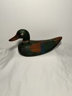 Antique Handmade Wood Duck Decoy With Patina  — photo 1