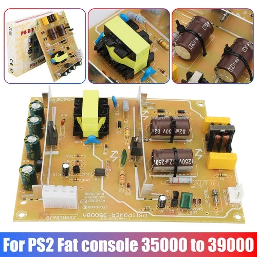 For PS2 Fat Console SCPH-35001 SCPH-39001 Power Supply Board PSU Replacement