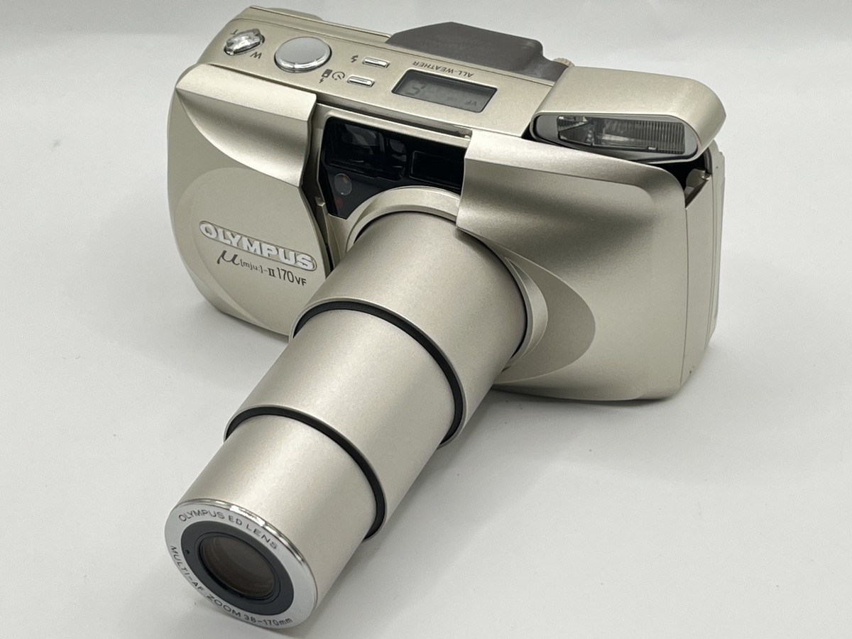 OLYMPUS μ Ⅱ 170VF MINTw/Case* Olympus mju μ stylus II 170 VF Point & Shoot Film