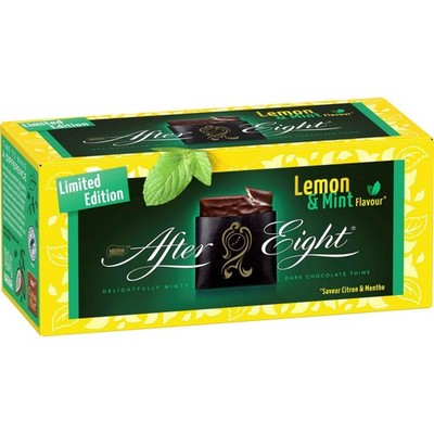 4 x NESTLÉ Boxes After Eight Dark Chocolate Lemon Mint Thins 200g (800gr total)