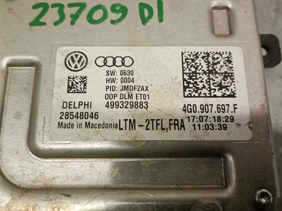 4G0907697F CENTRALINA FARI XENON / 4G0907697F / 5714813 PER AUDI A7 SPORTBACK 4 - Immagine 4 di 4