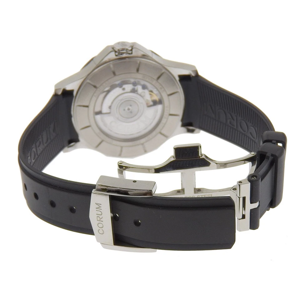 CORUM Admiral 42 Watches 395.102.22/F371AN12 blackDial Stainless Steel/rub... - Image 4 of 4