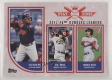 2018 Topps Big League Stat Kings Trio Mookie Betts Jose Ramirez Jed Lowrie 0ps8