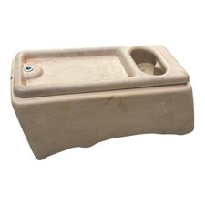 Jeep Wrangler Yj Cj Center Console Tan Deluxe 76-95 Plastic Cup Holder Oem Jeep Wrangler Yj Cj Center Console Tan Deluxe 76-95 Plastic Cup Holder Oem