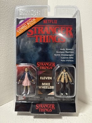 Stranger Things ELEVEN & MIKE WHEELER McFarlane Toys Page Punchers Netflix *NEW*