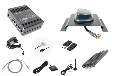 Teltonika 5G WLAN Router RUTX50-12V Antenne DZ-ANT1030-50 TEL-RUTX50e-1030-50