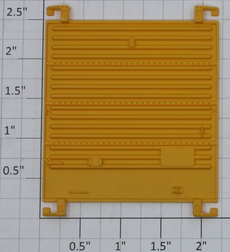 Puerta de boxcar Lionel 19241-12 amarilla Hi-Cube con guías (10) | Zustand: New
