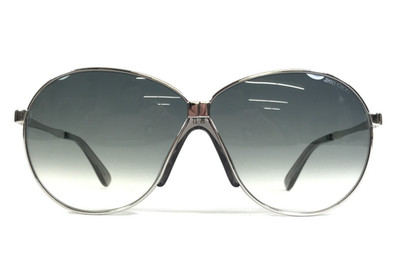 Jimmy Choo Sunglasses SYBIL/S 010YR Silver Collapsible Frames with Gray Lenses