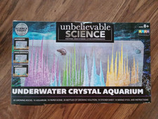 Science Squad Unbelievable Science Underwater Crystal Aquarium - NEW  Open Box