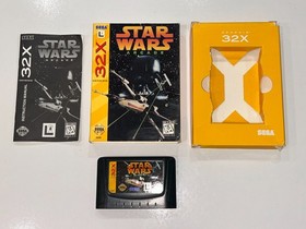 Star Wars Arcade (Sega 32X) CIB Complete in Box with Manual EXC