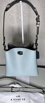 Coach Willow Bucket Bag Seasonal Color Aqua 