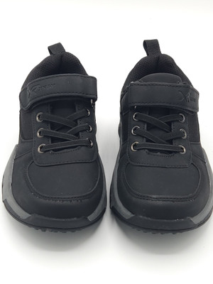 NEW XRay Little Boys Athletic Shoes Black Size 11 Hook & Loop Closure