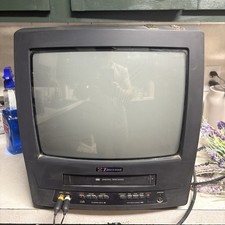 Emerson EWC1303 13'' TV VCR Combo Retro Gaming VCR issue
