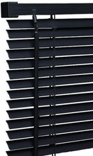 PVC Venetian Blinds Wood Grain effect Window Blind Trimable Easy Fit Home Office