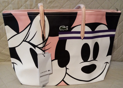 Lacoste Tasche Pink Minnie & Micky Maus Neu Umschlag & Karten Bag Minni Mickey
