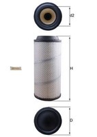 Luftfilter Mahle LX 1673 Filtereinsatz FüR Nissan Deutz Cabstar 105 110 TL0 DAF