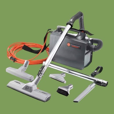 Hoover Commercial Portable Corded Carpet And Hard Floor Canister Vacuum Cleaner