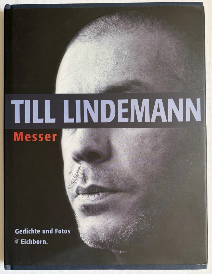 Till Lindemann signiert Rammstein Zeichnung Messer signed Autogramm Original - Bild 2 von 4