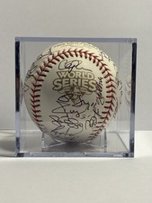 Philadelphia Phillies 2009 World Series Team Autograph Baseball Fall Classic