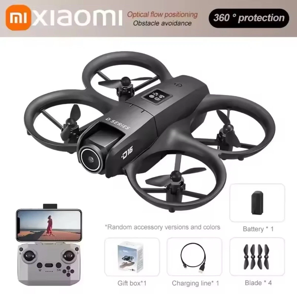Drone Xiaomi Professionale Con Doppia Telecamera 8K - GPS, Autonomia 35 Min, Portata 2000m, Modello GT3