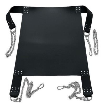 Ledersling Sling Hängematte Beinschlaufen 9 Farbvarianten Ketten 105 cm x 65,0 c