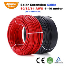 Solar PV Cable Connector Wire 2.5/4/6mm  10/12/14AWG 1-30M