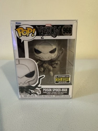 Funko Pop! Marvel Venom Poison Spider-Man Vinyl Figure #966 Protective Case