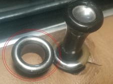 Mercedes W123 Chrome Door Lock Bezel Plastic Surround 240d 300d 300td Mercedes W123 Chrome Door Lock Bezel Plastic Surround 240d 300d 300td