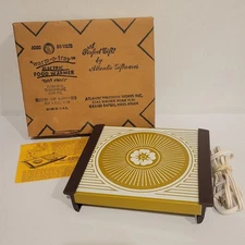 Vintage Warm-O-Tray Electric Food Warmer Atlantic Precision Works Hot Plate