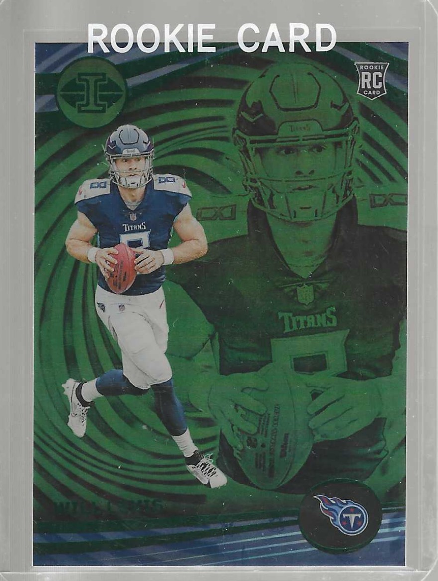 2023 Panini Illusions #95 Will Levis Emerald Trophy Collection