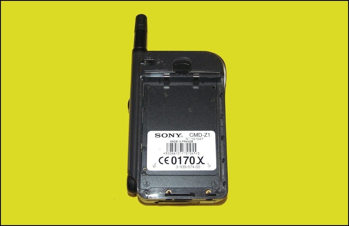 Sony CMD-Z1 Vintage Mobile Phone Untested + One NEW Jog Dial