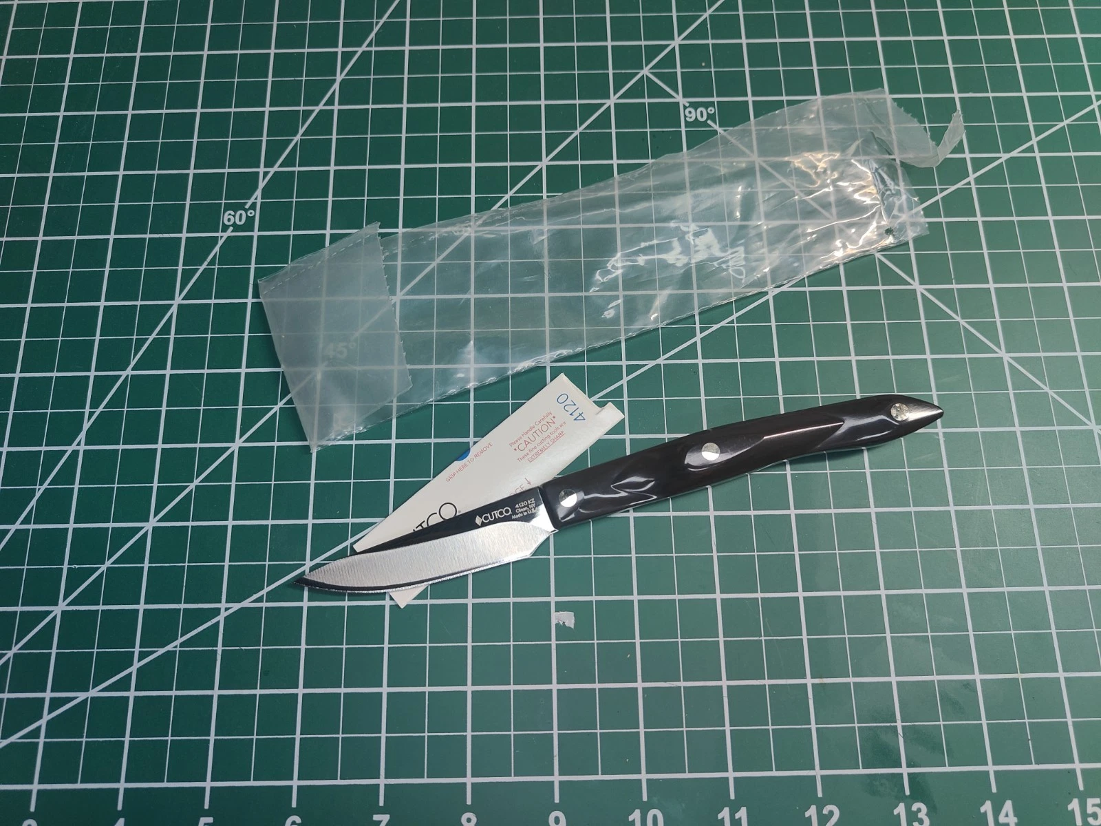 Cutco 3" Gourmet Paring Knife with Black Handle 4120 Made in USA
Opens in a new window or tab