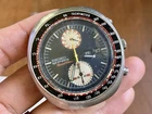 Vintage SEIKO 5 Speed Timer UFO 6138.0011 Auto Chronograph - RUNS NEEDS REPAIR